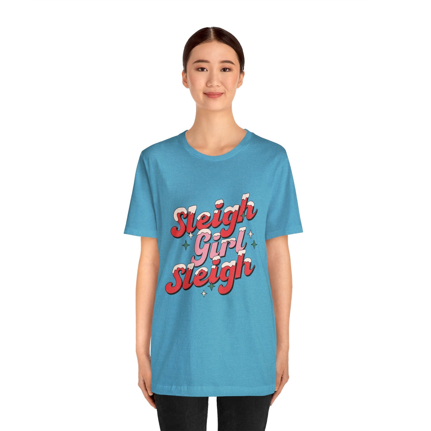 Sleigh Girl Sleigh Women's Short Sleeve Christmas T Shirt