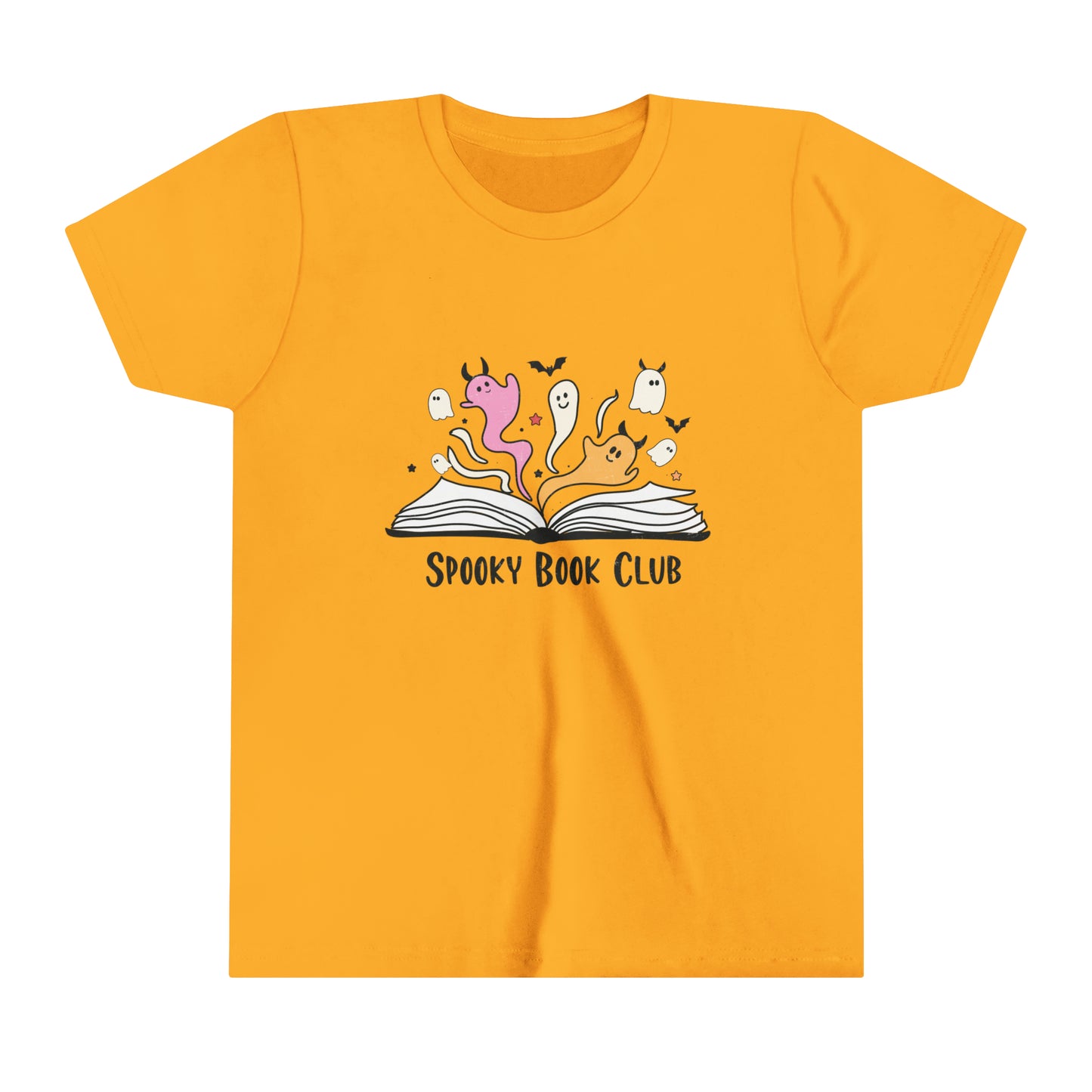 Spooky Book Club Girl's Youth Short Sleeve Tee