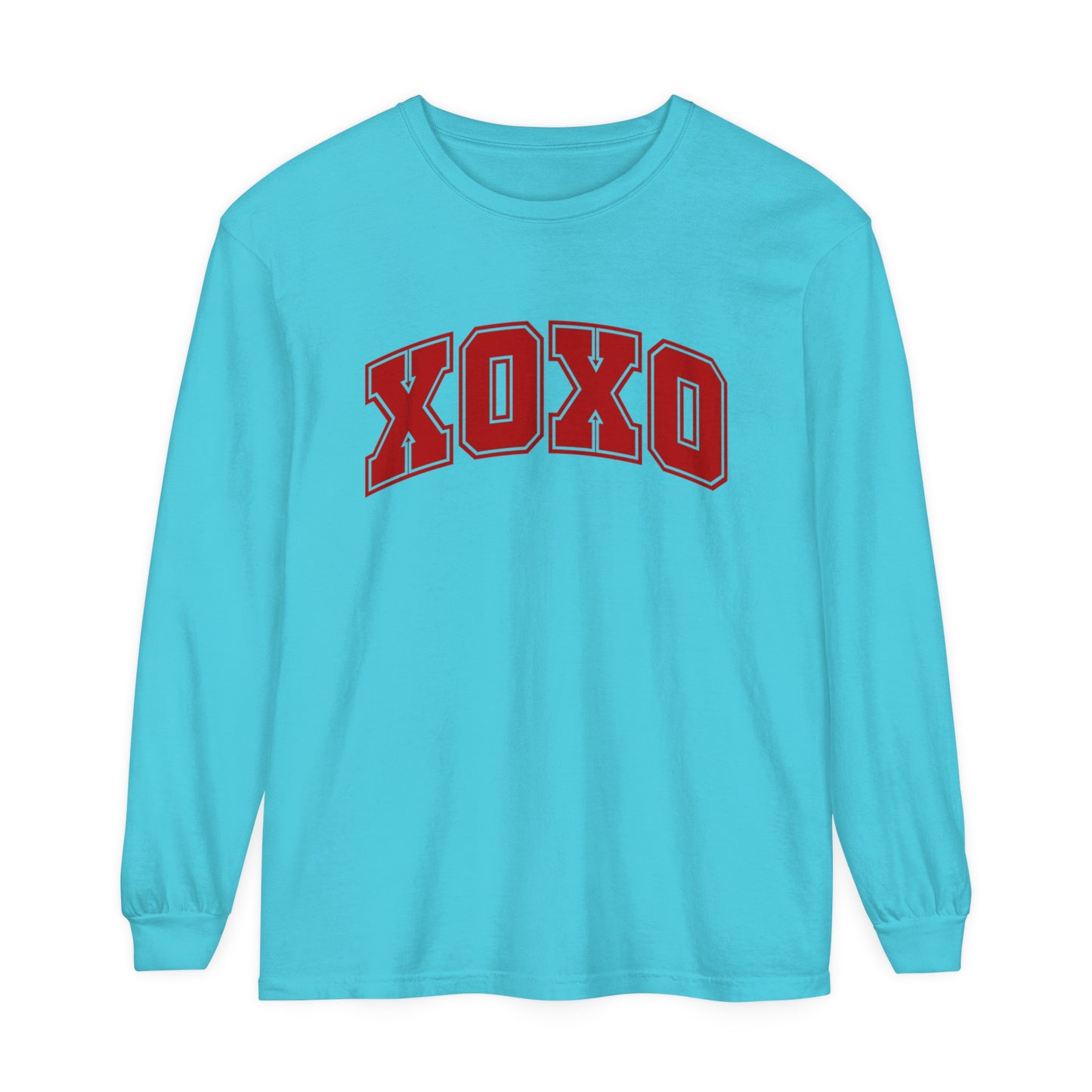 XOXO Women's Loose Long Sleeve T-Shirt