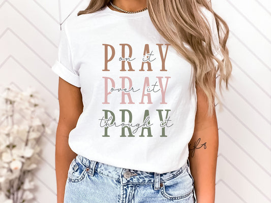 Pray on it Women's Tshirt