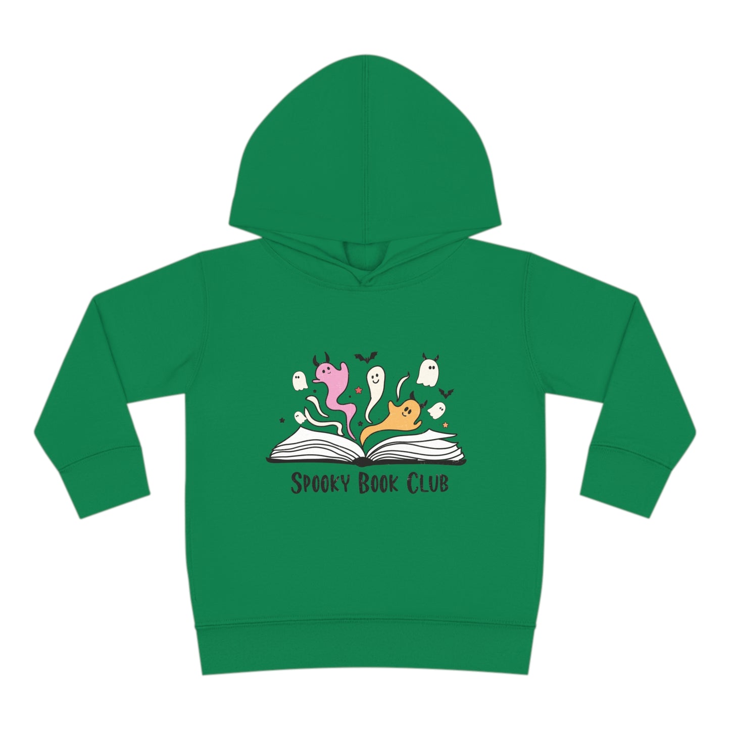 Spooky Book Club Toddler Pullover Fleece Hoodie