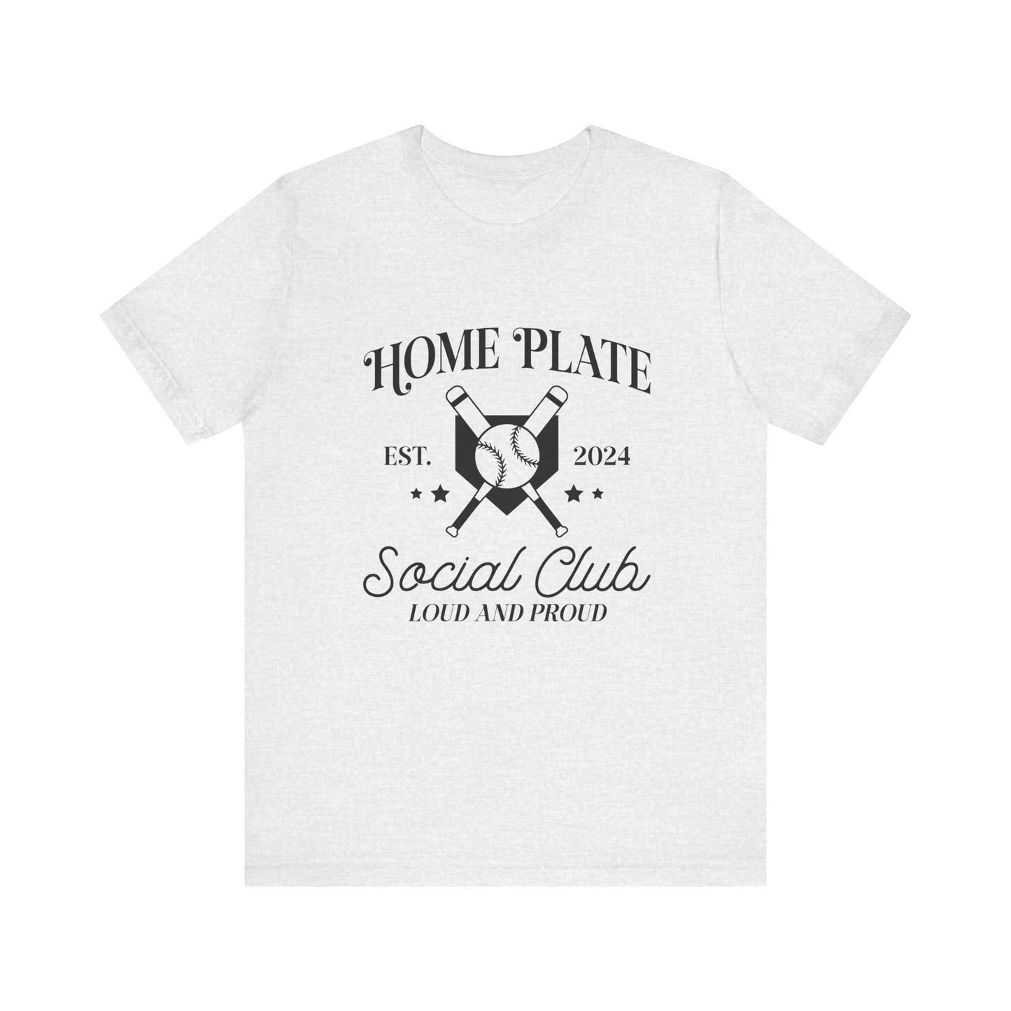 Home Plate Social Club Women's Tshirt  Short Sleeve Tee