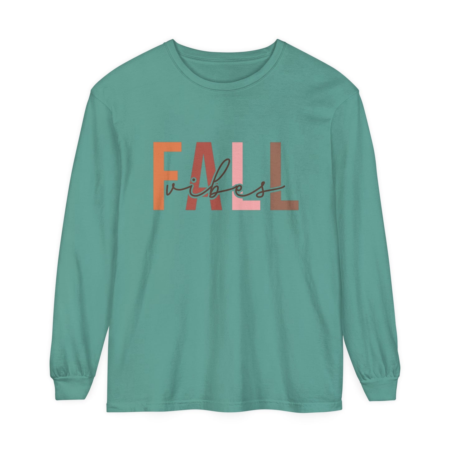 Fall Vibes Loose Long Sleeve T-Shirt