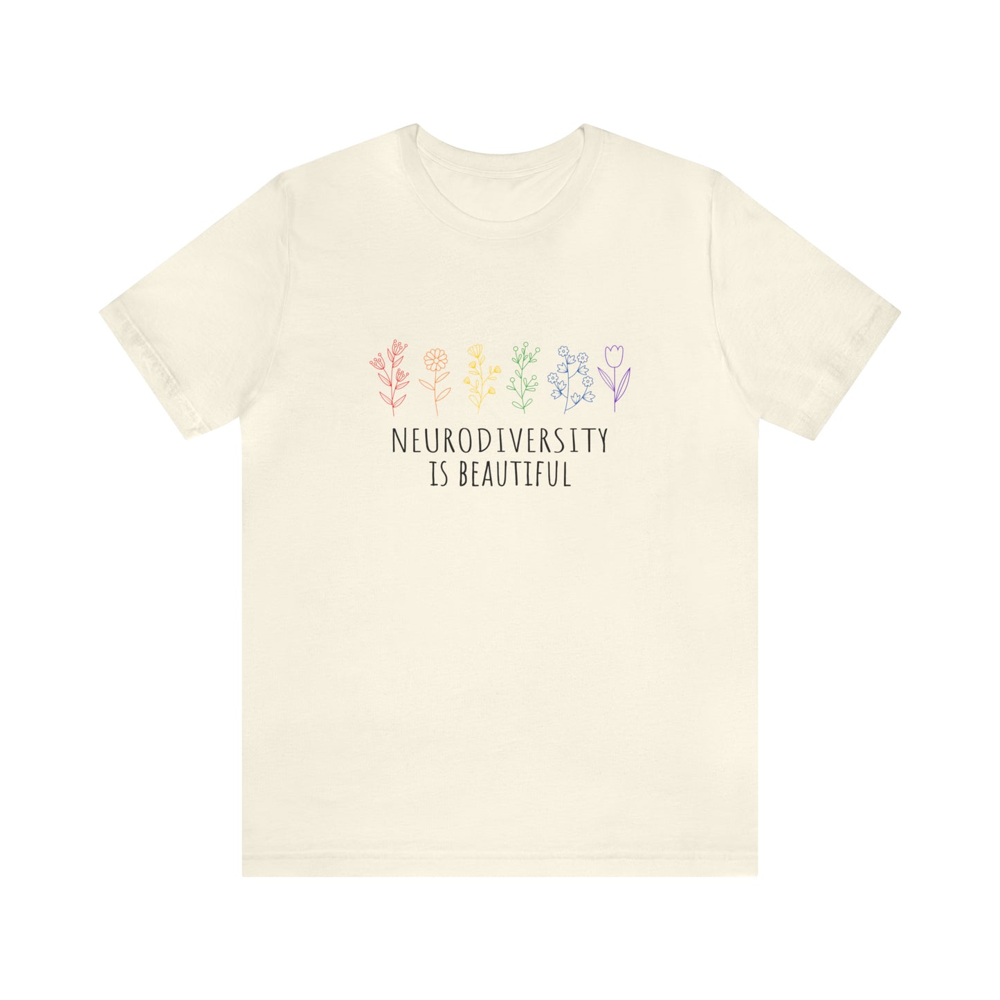 Neurodiversity is beautiful Short Sleeve Women's Tee