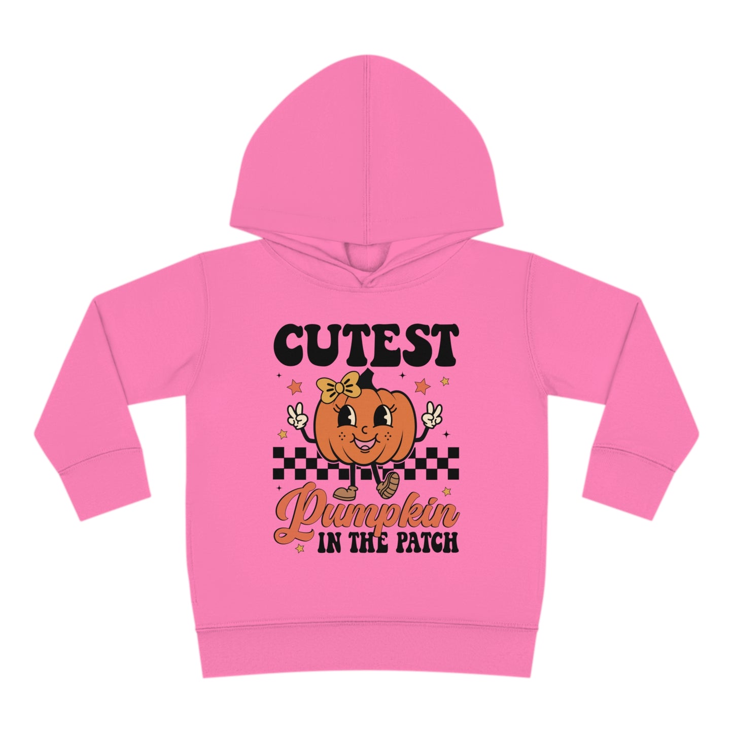 Cutest Pumpkin in the Patch Toddler Pullover Fleece Hoodie