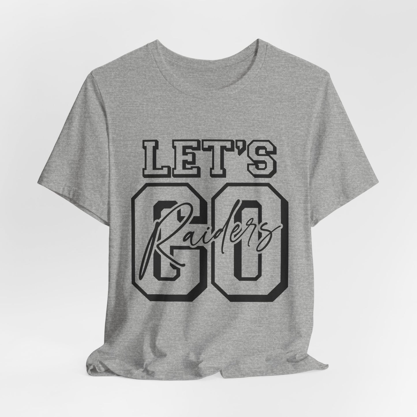 Let's Go Raiders Adult Unisex Short Sleeve Tee