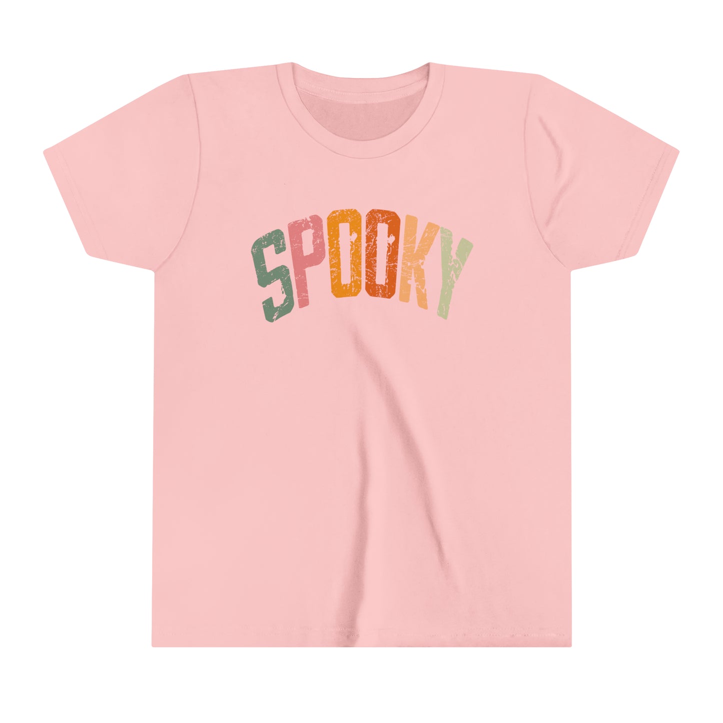 Spooky Halloween Fall Girl's Youth Short Sleeve Tee