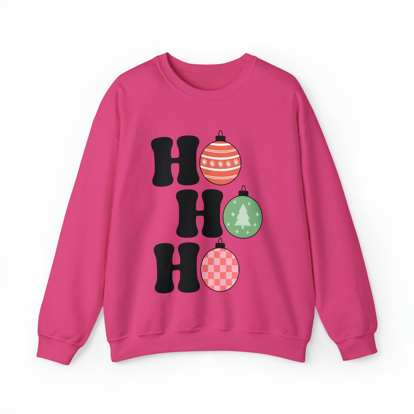 HO HO HO Women's Christmas Crewneck Sweatshirt