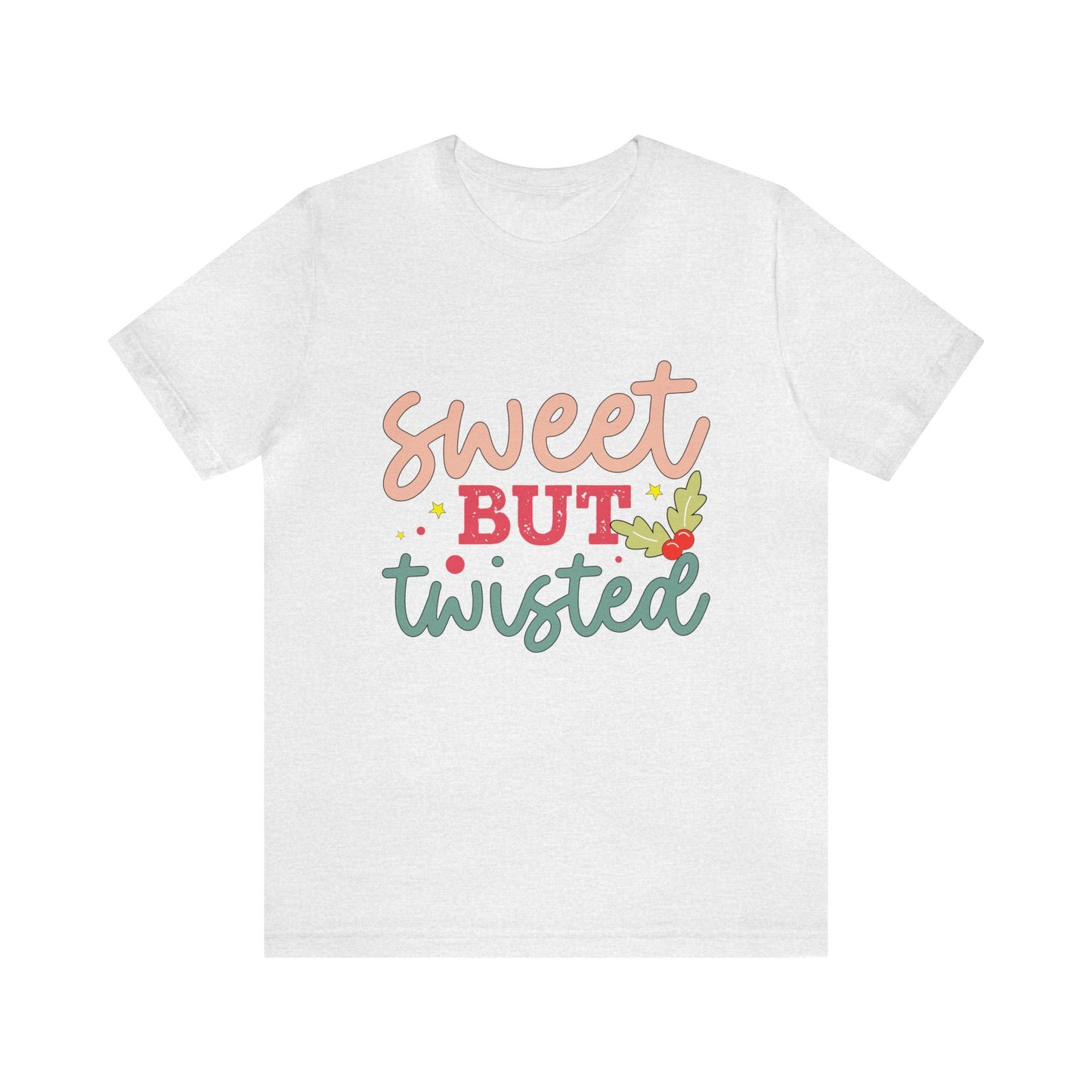 Sweet But Twisted Women's Funny Short Sleeve Christmas T Shirt