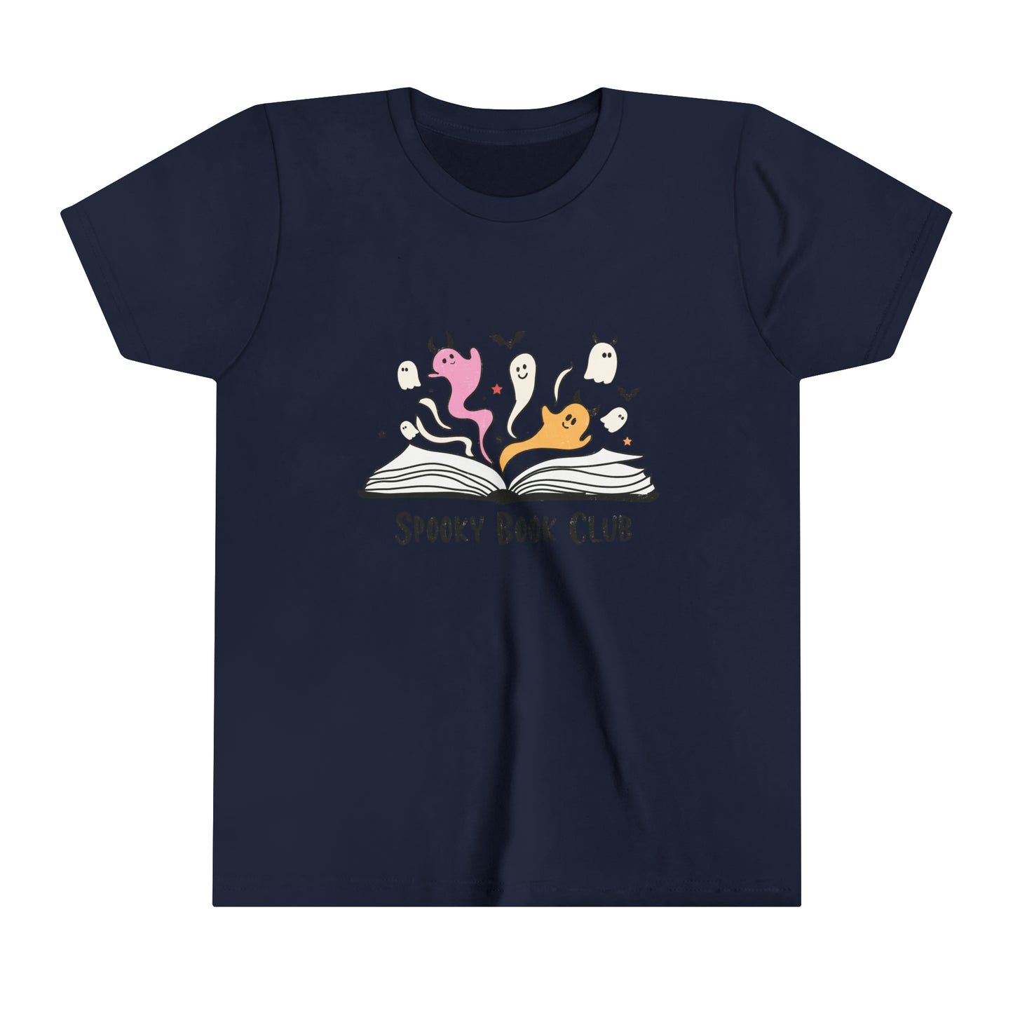 Spooky Book Club Girl's Youth Short Sleeve Tee