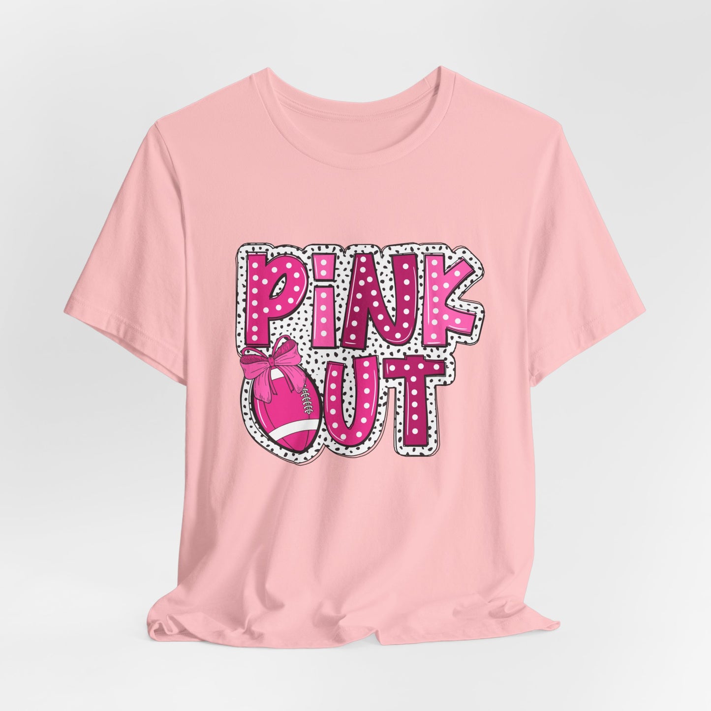 Pink Out Women's Breast Cancer Awareness Short Sleeve Tee