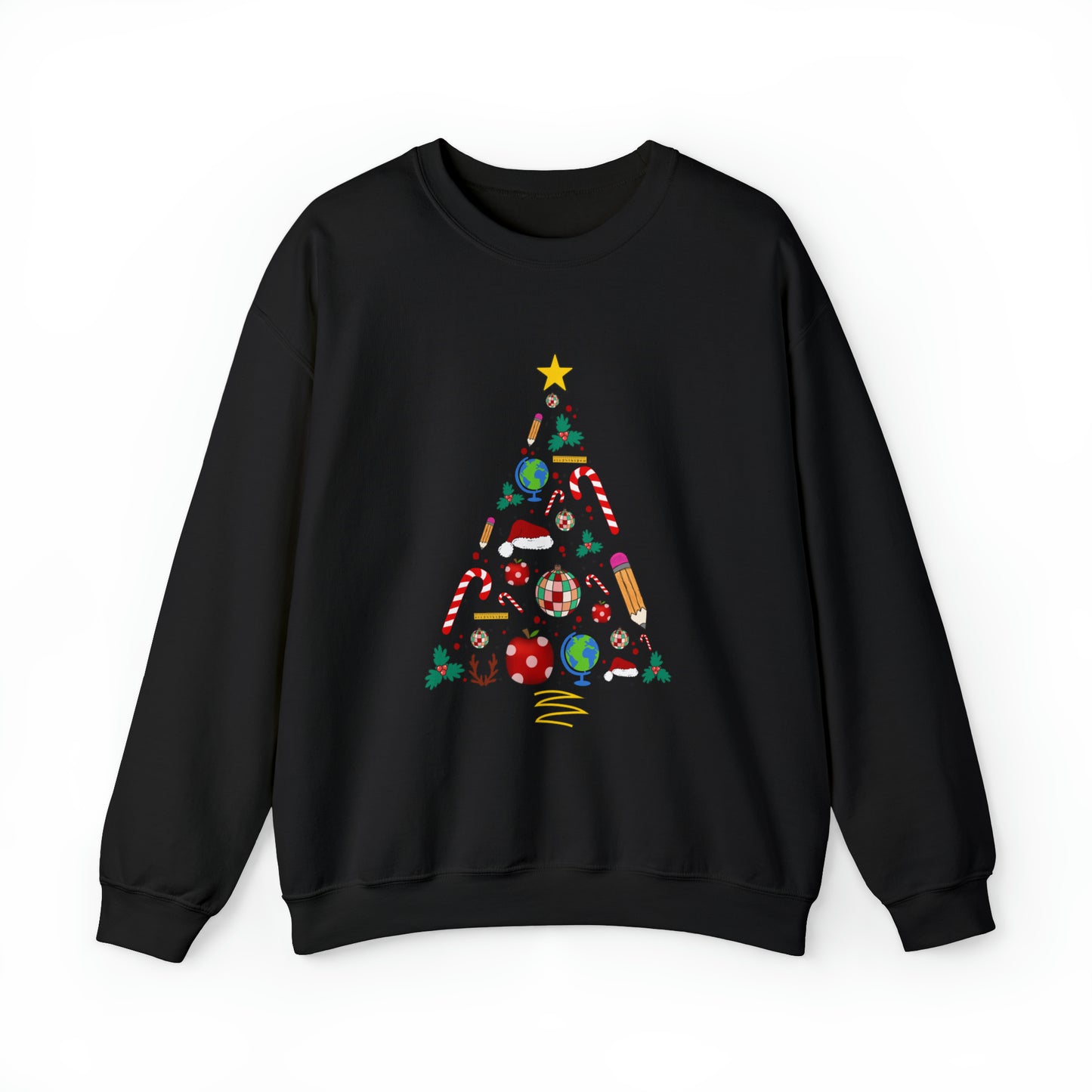 Teacher Christmas Tree Women's Christmas Sweatshirt