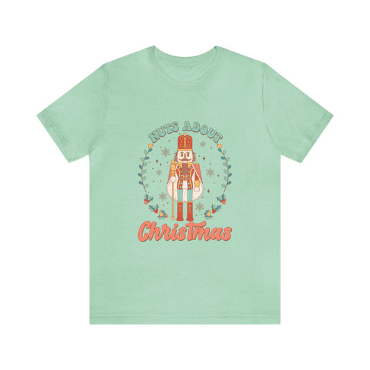 Nuts About Christmas Women's Short Sleeve Christmas T Shirt