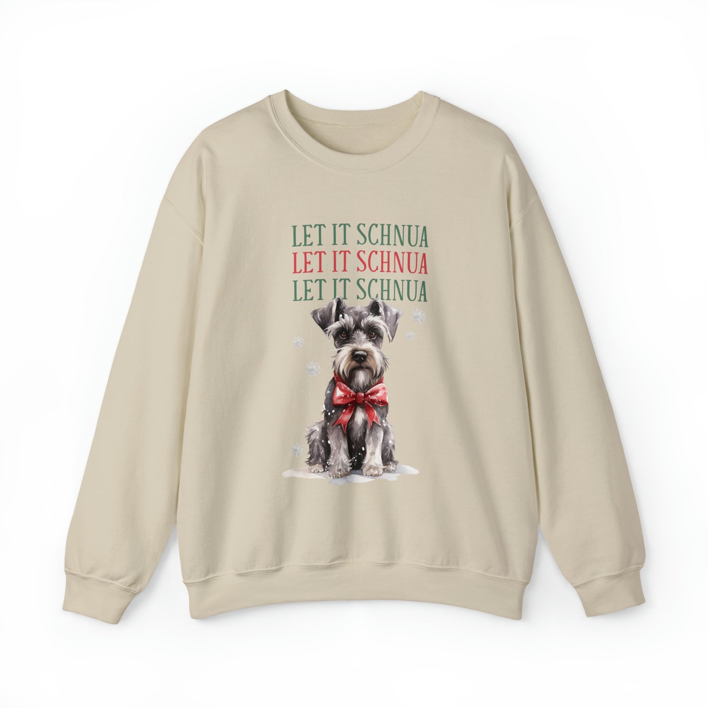 Christmas Schnauzer Crewneck Sweatshirt Women's and Men's