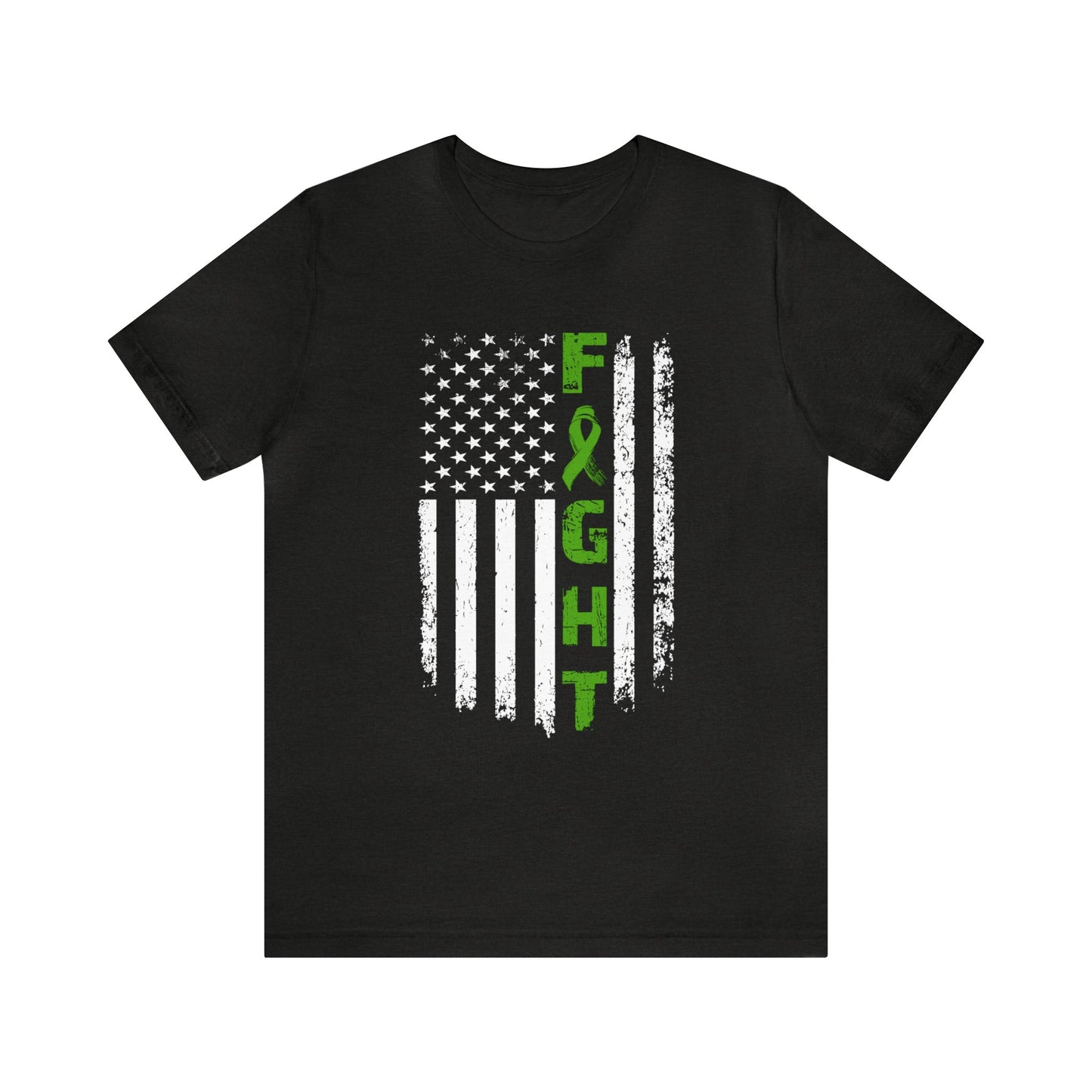 Mental Health Awareness Advocacy American Flag Adult Unisex Tshirt