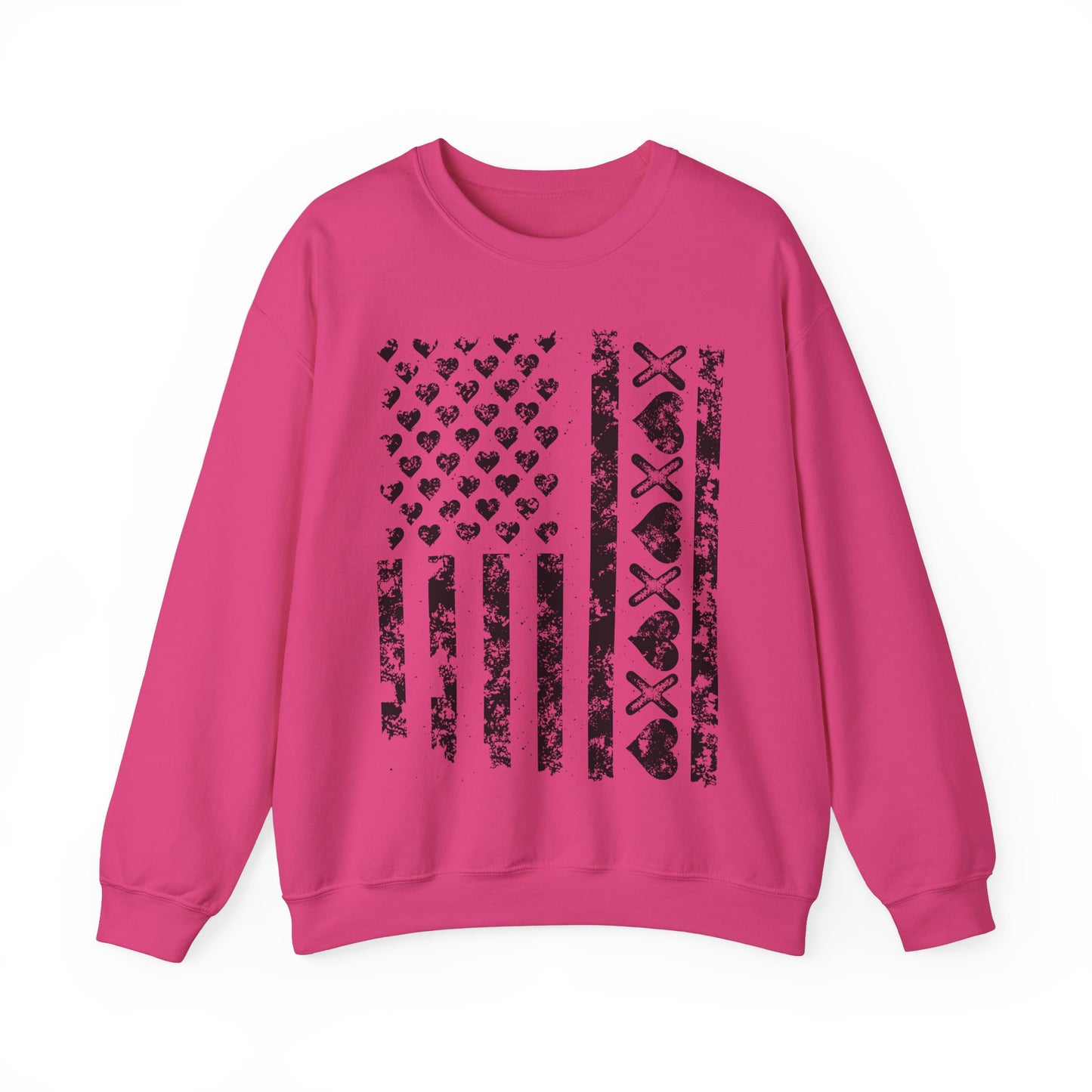 Heart Flag Women's Sweatshirt