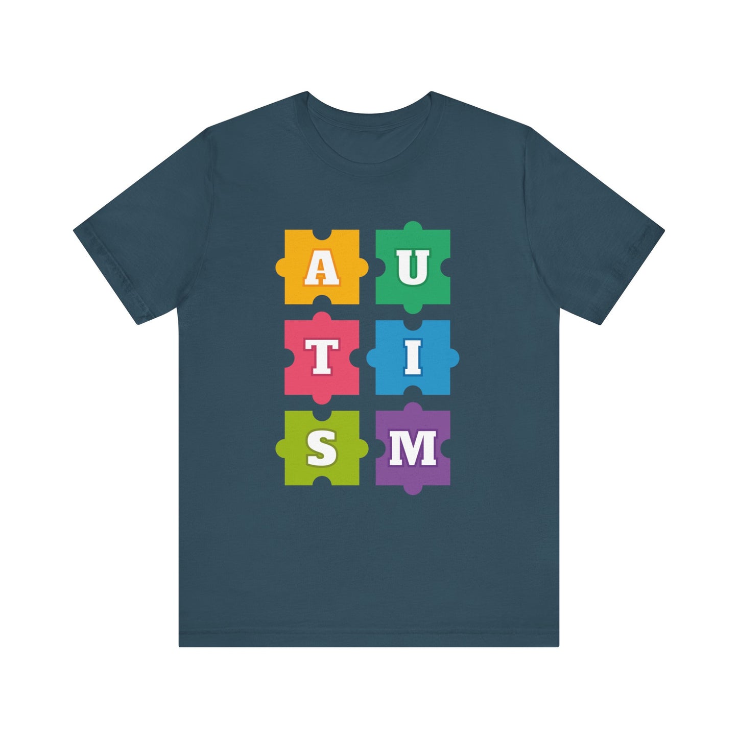 Autism Awareness Adult Unisex Short Sleeve Tee