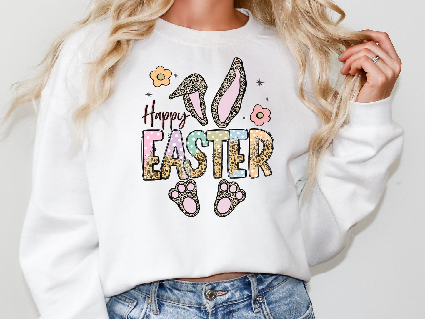 Happy Easter Women's Easter Sweatshirt