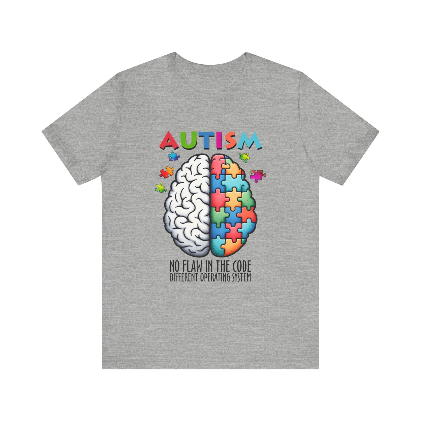 Autism No Flaw in the Code Short Sleeve Tee