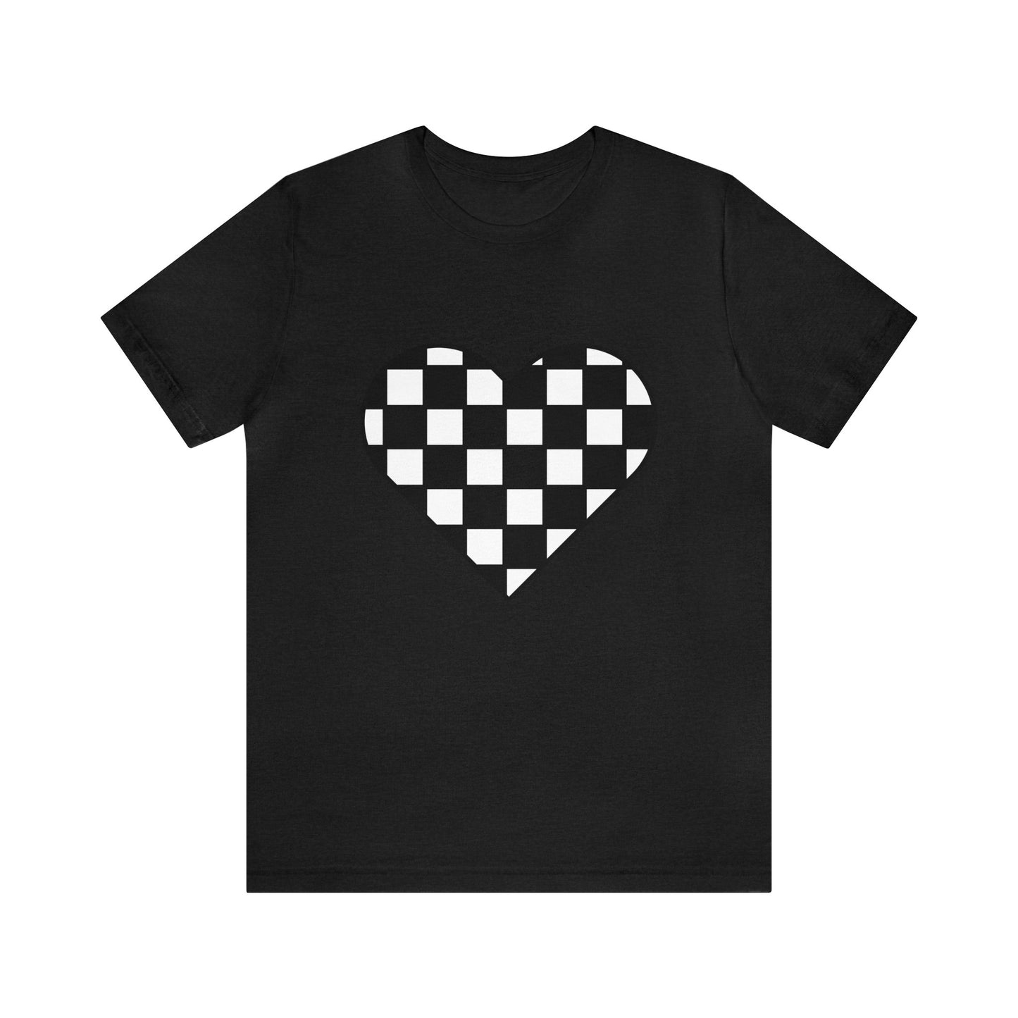 Checkered Heart Women's Tshirt