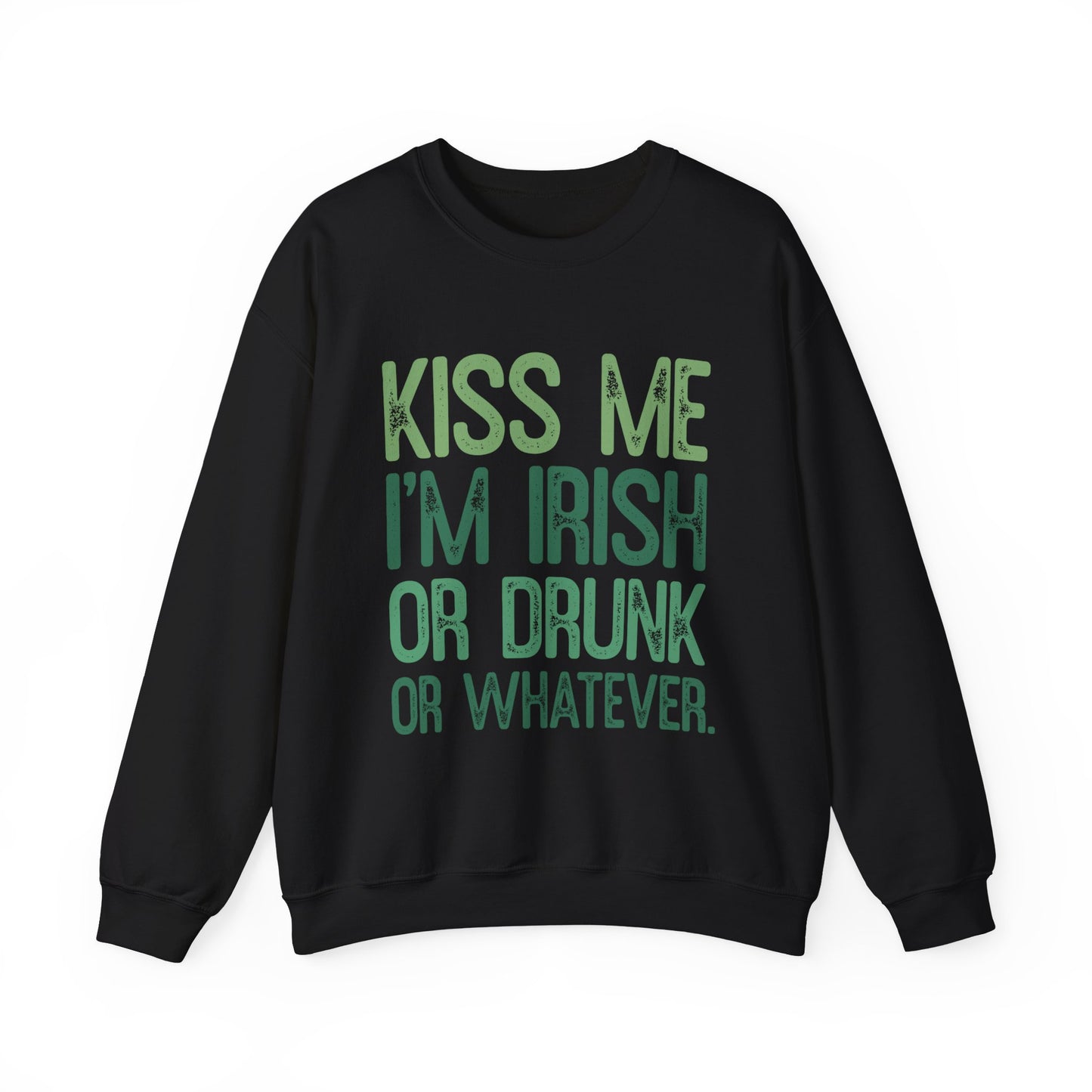 Funny Kiss Me I'm IrishSt. Patrick's Day Adult Unisex Sweatshirt