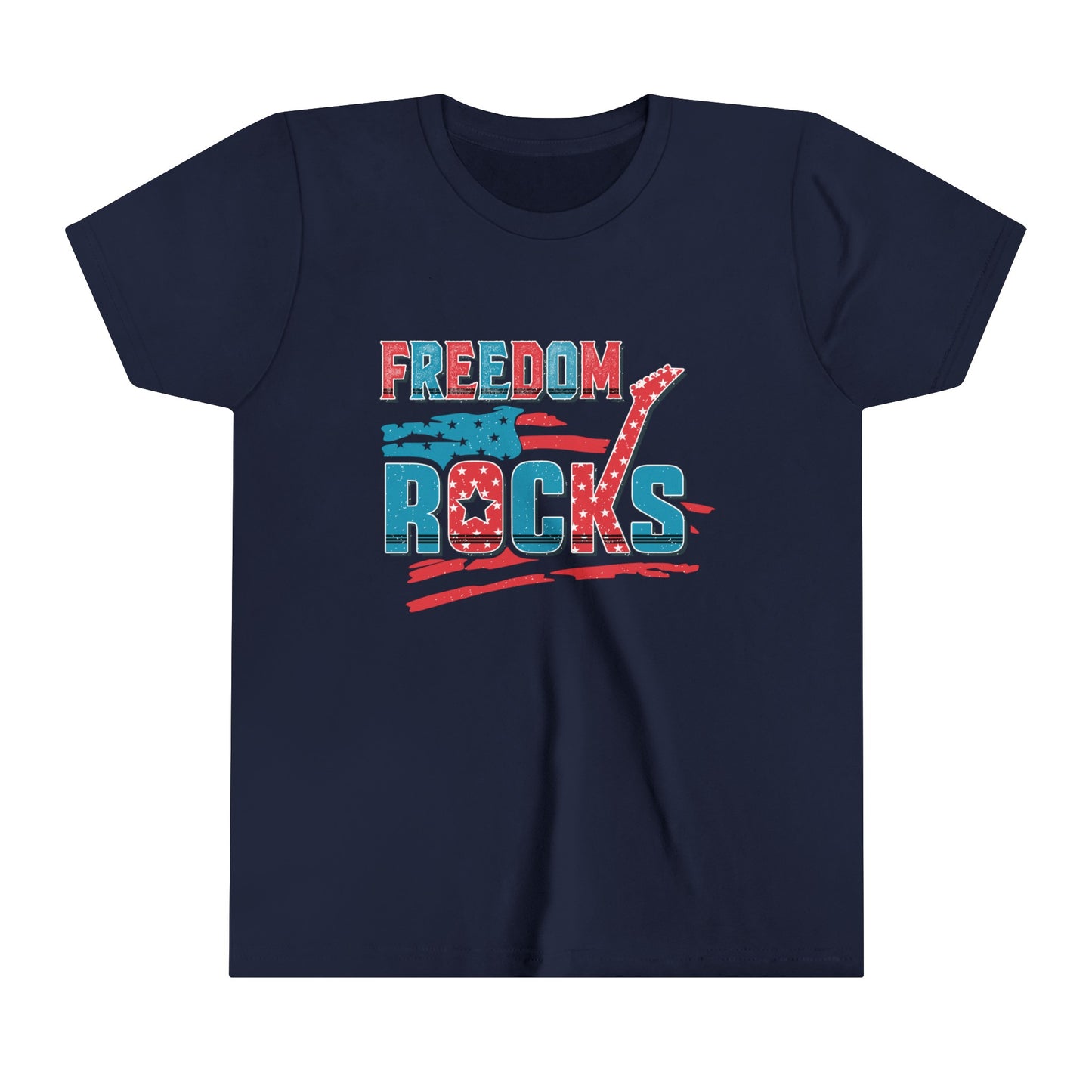 Freedom Rocks 4th of July USA Youth Shirt