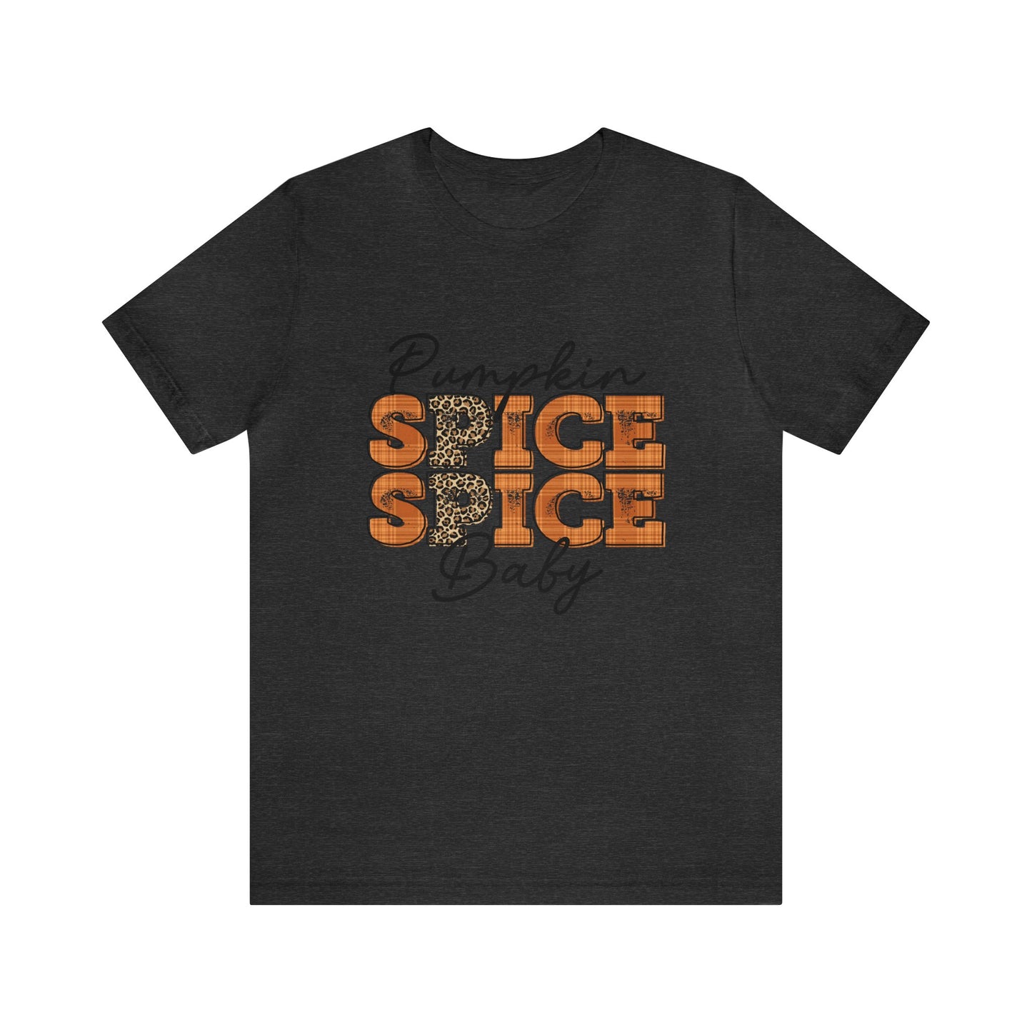 Pumpkin Spice Spice Baby With Leopard Print Women's T-Shirt