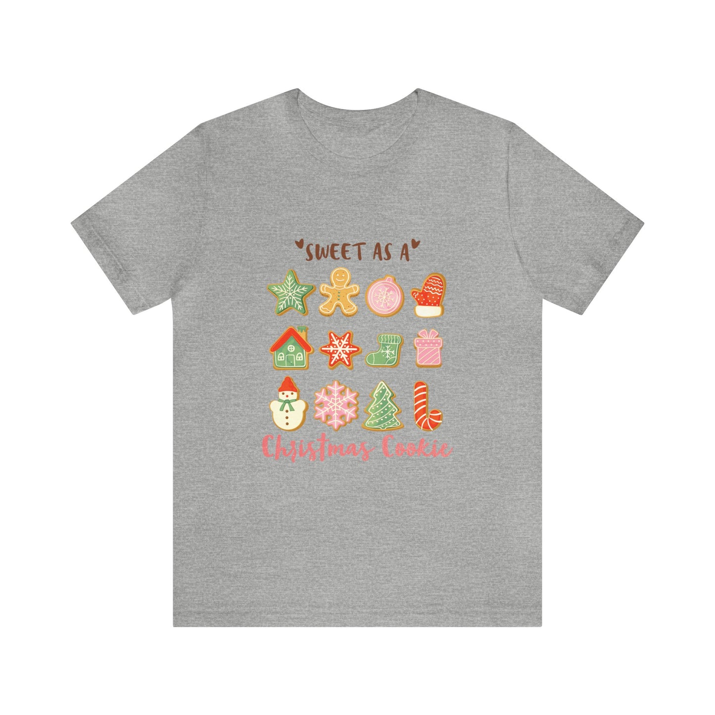 Sweet as a Christmas Cookie Women's Short Sleeve Christmas T Shirt