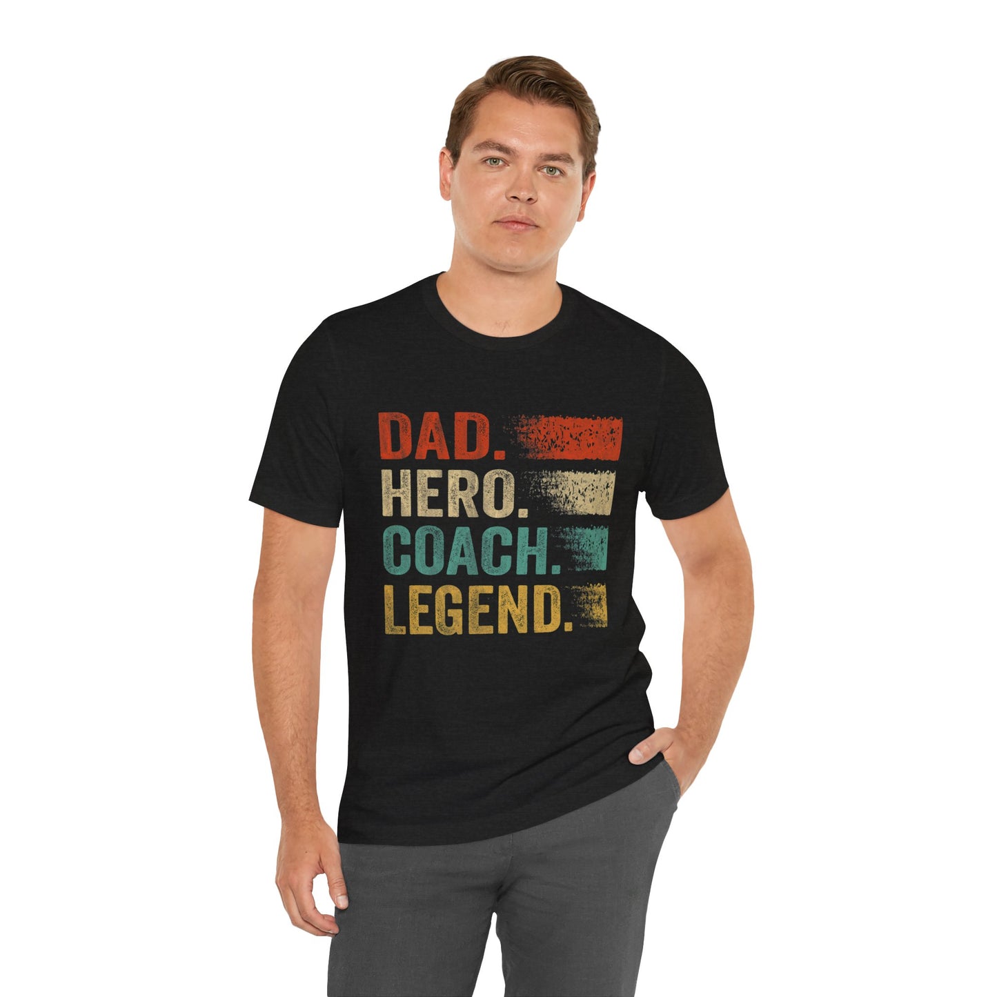 Dad Hero Coach Legend Men's Sleeve Shirt