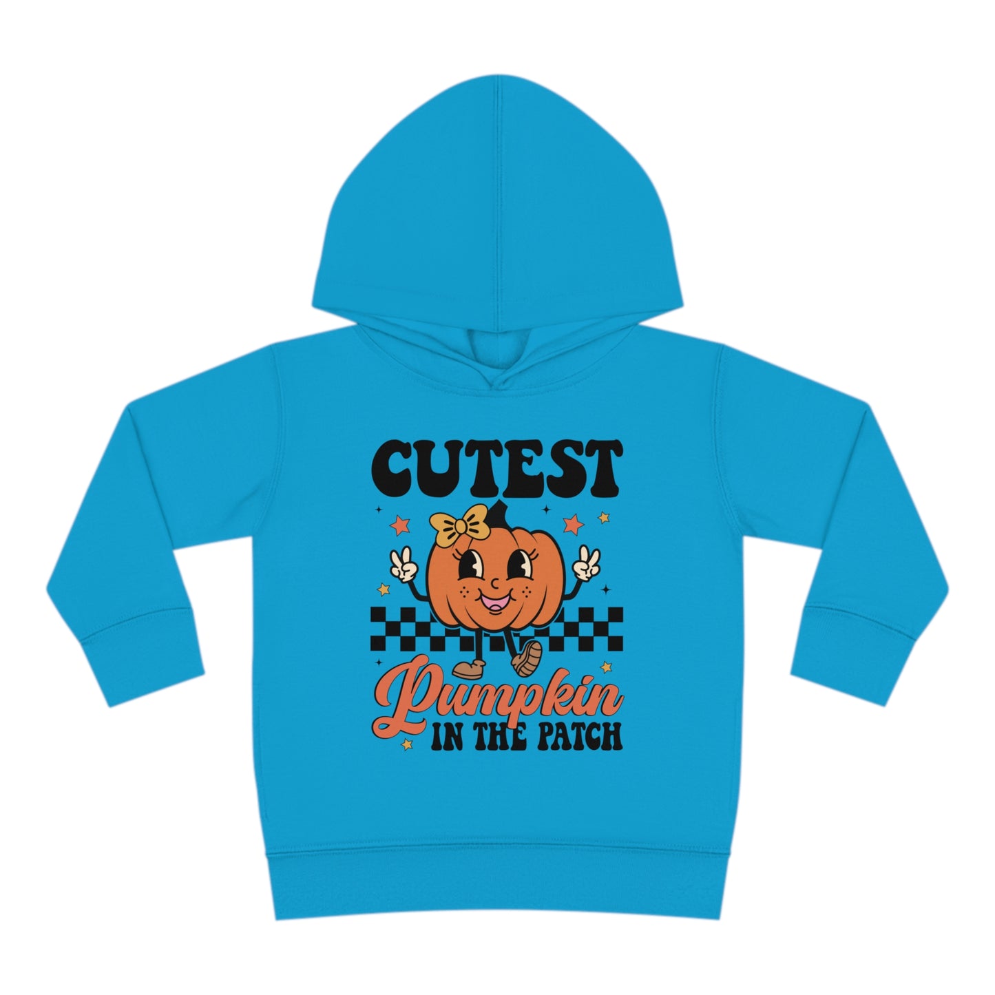 Cutest Pumpkin in the Patch Toddler Pullover Fleece Hoodie