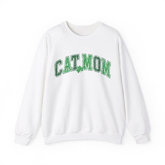 Cat Mom St. Patrick's Day Women's Sweatshirt