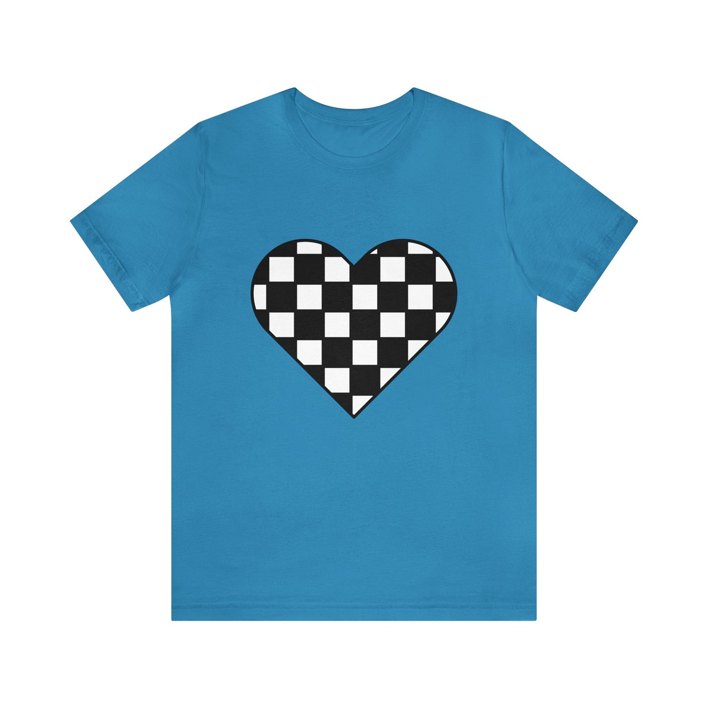 Checkered Heart Women's Tshirt