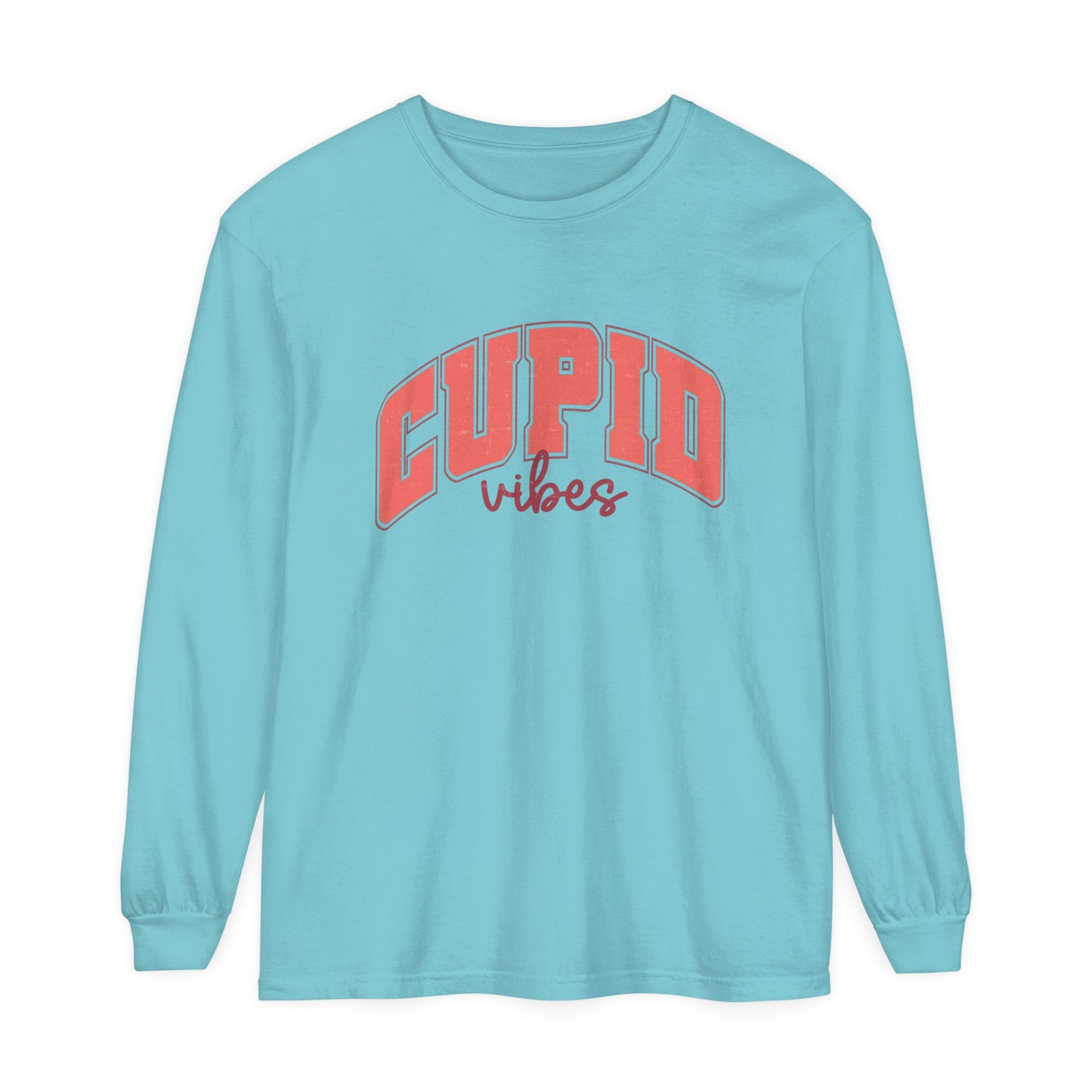 Cupid Vibes Valentine's Day Women's  Loose Long Sleeve T-Shirt