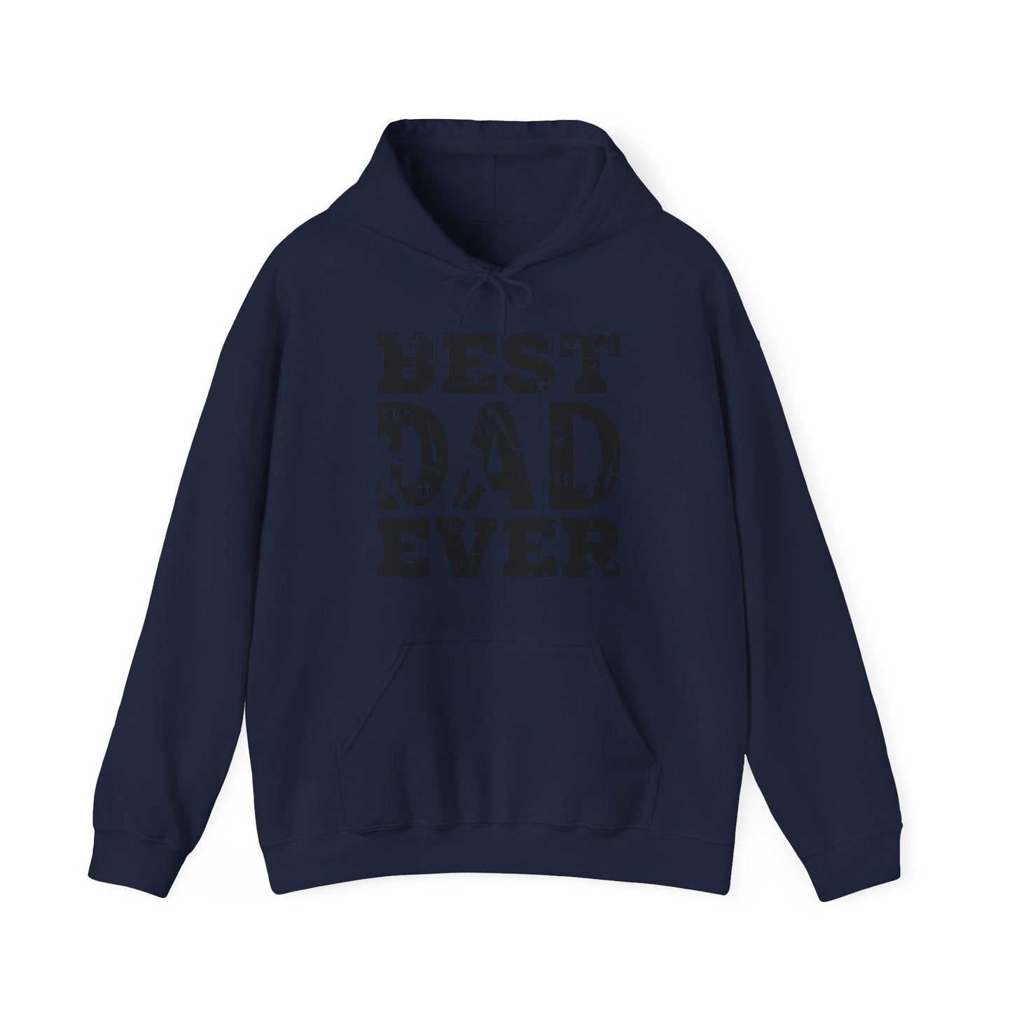 Best Dad Ever Baseball Dad Hooded Sweatshirt