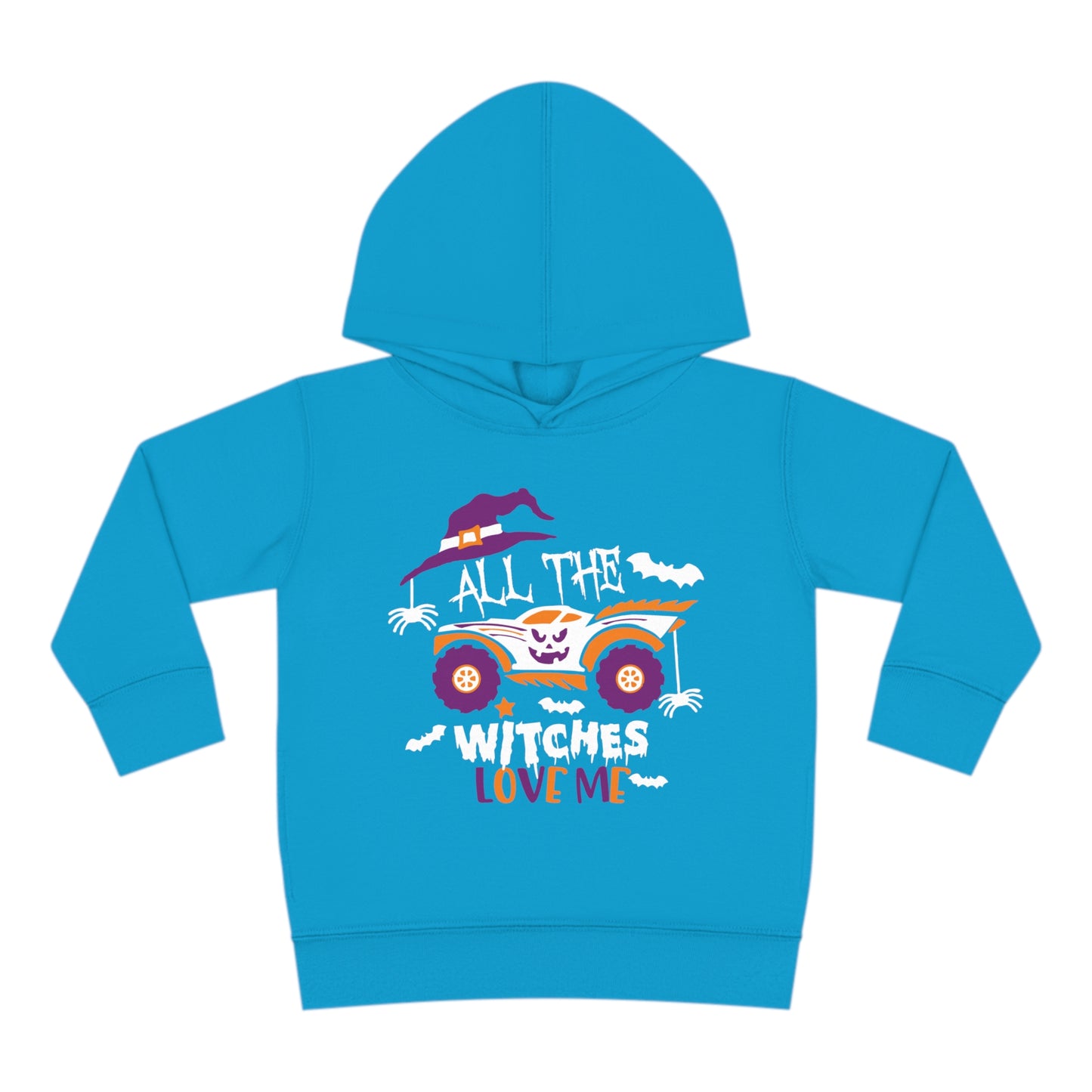 All the witches love me boy Halloween Toddler Pullover Fleece Hoodie