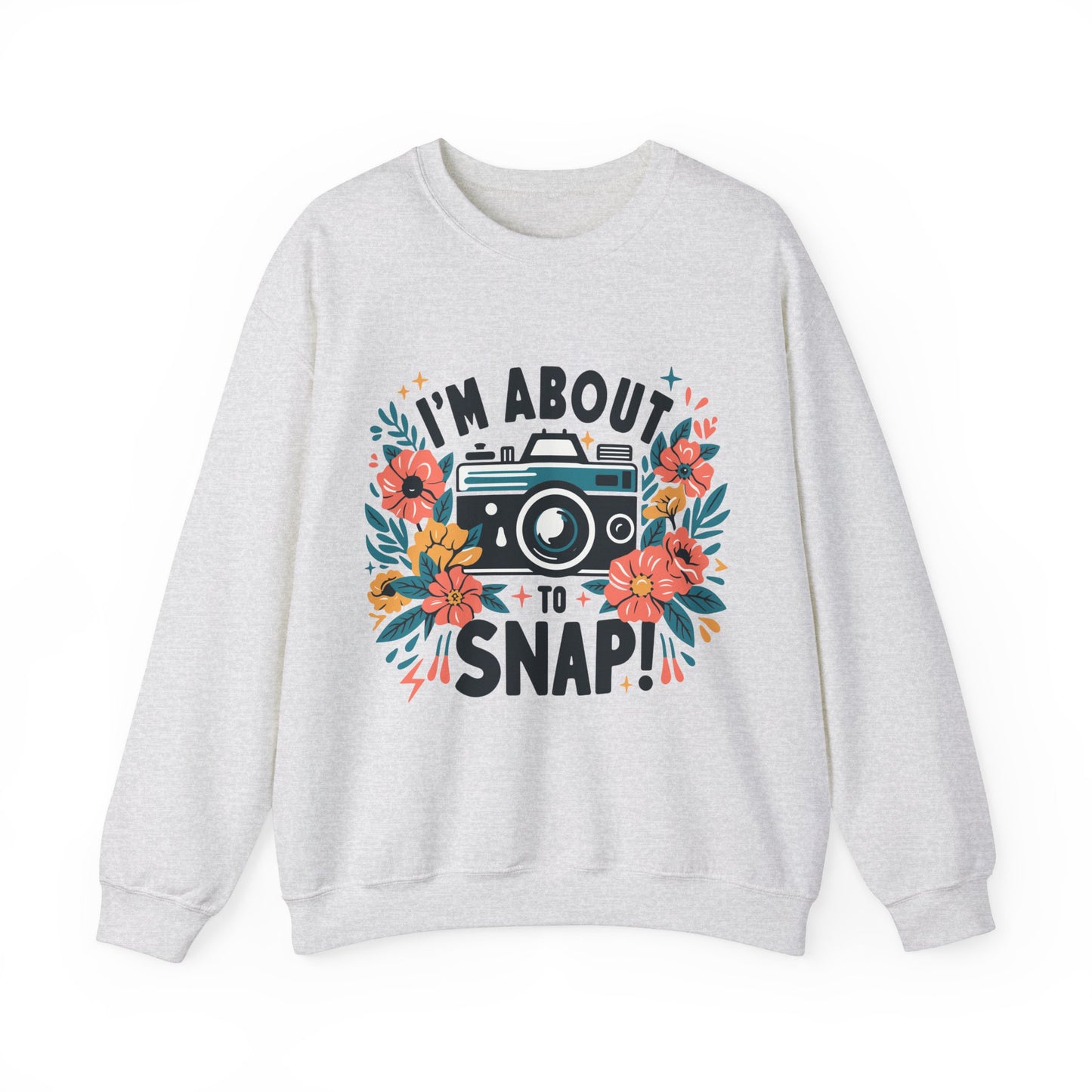 About to Snap Funny Photographer Women's Crewneck Gildan Sweatshirt