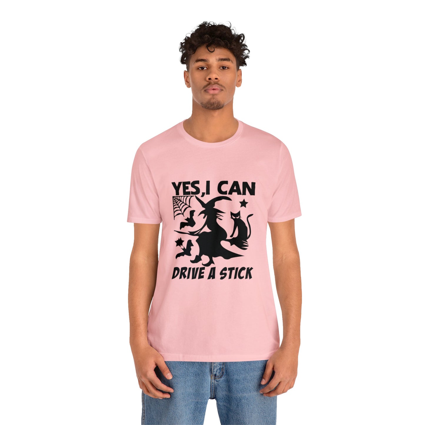 I can drive a stick (Witch on broom)  T-Shirt