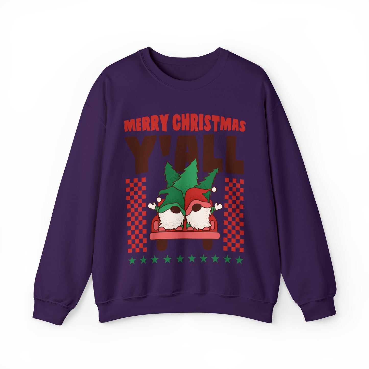 Merry Christmas Y'all Women's Christmas Crewneck Sweatshirt