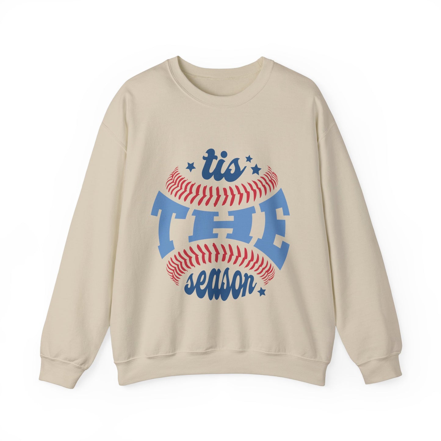 Tis the Season Baseball Adult Unisex Crewneck Sweatshirt