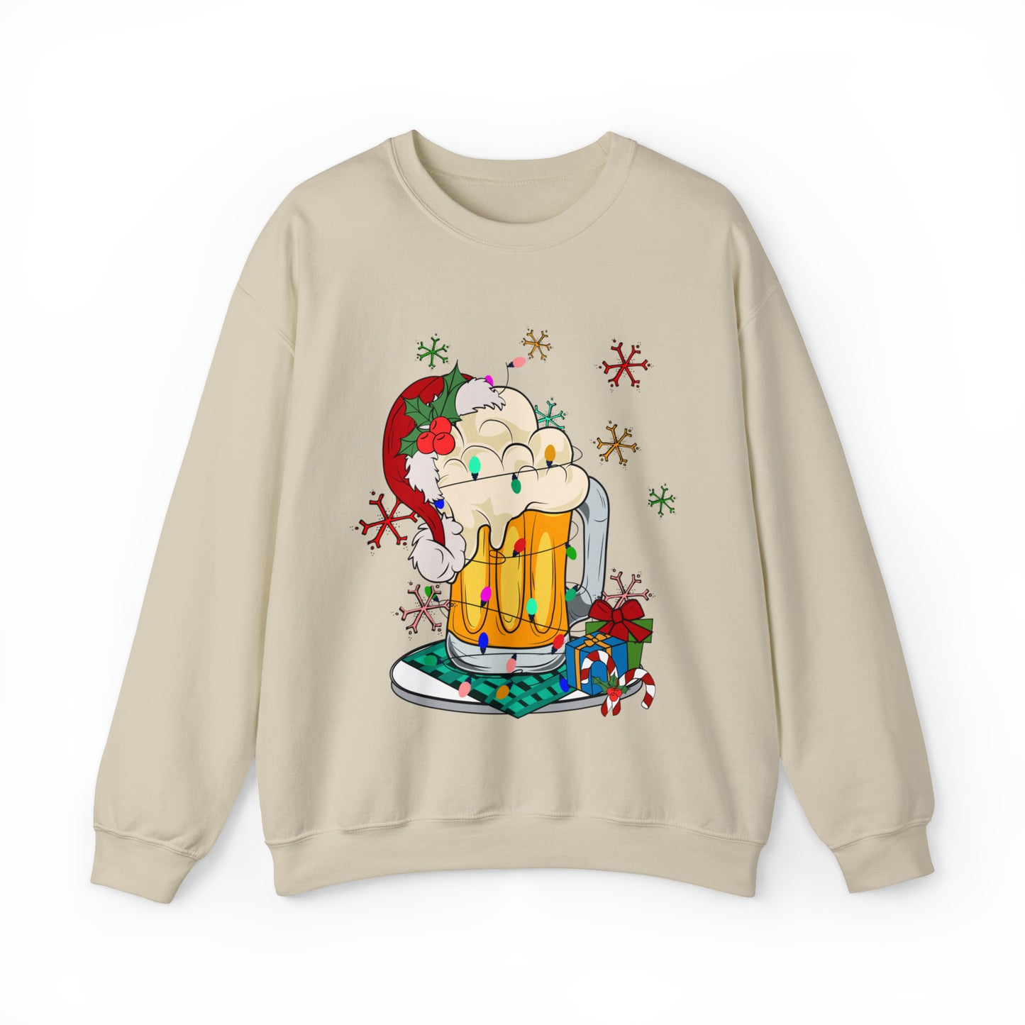 Christmas Beer Sweatshirt Men's and Women's