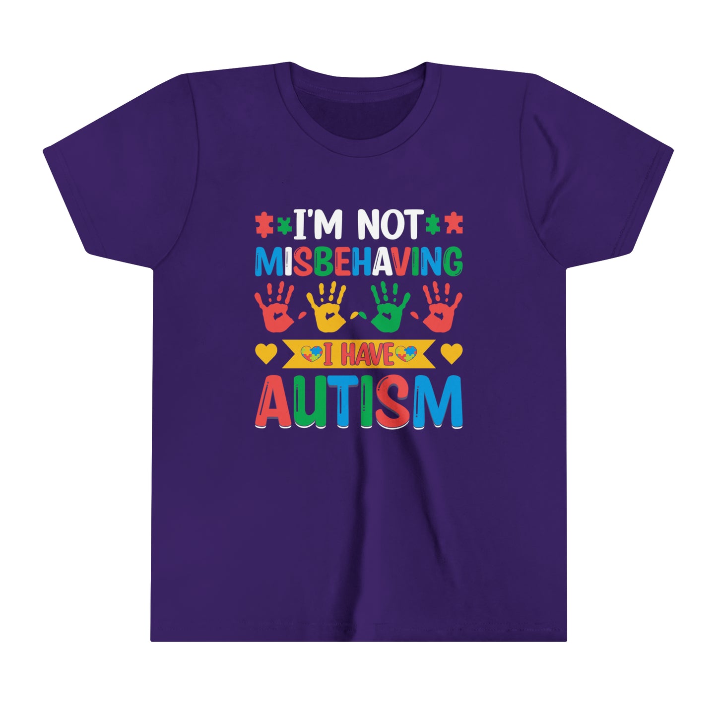 I'm not misbehaving, I have Autism Advocate Youth Shirt